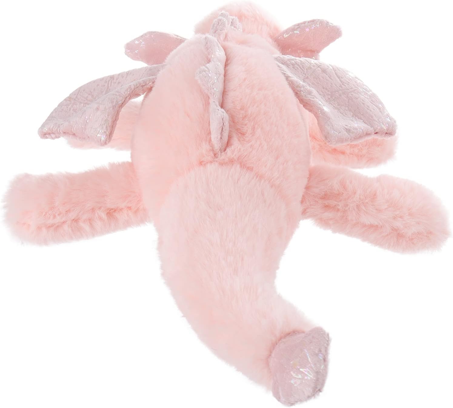 Apricot Lamb Toys Plush Pink Lying Dragon Dinosaur Stuffed Animal Soft Cuddly Perfect for Child (Pink Dragon,15 Inches)
