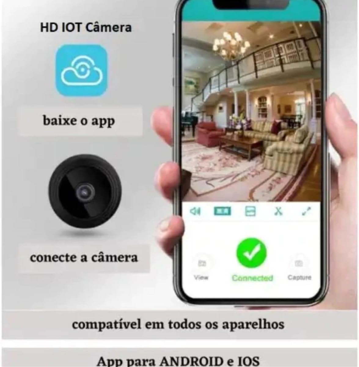 Câmeras de Segurança Mini Wifi Externa: Review Testado por 30 dias