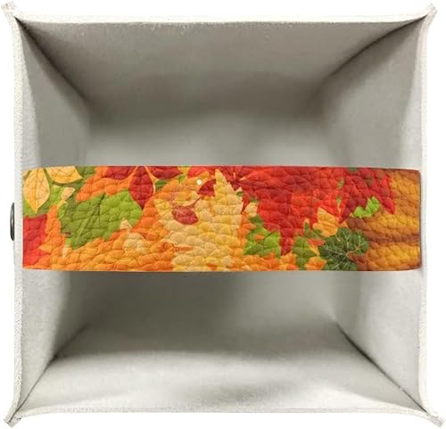 Miniatura 4 de Gomyblomy Cubierta cuadrada para caja de pañuelos de hojas de arce y calabazas, cubierta cuadrada para caja de pañuelos de Acción de Gracias,