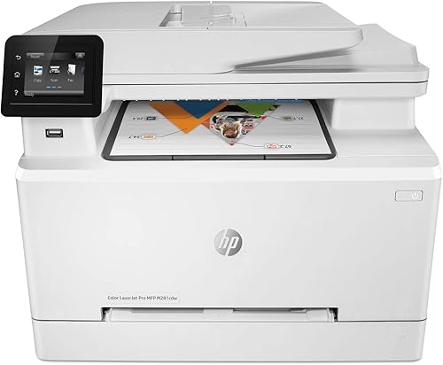 HP LaserJet Pro M281fdw Impresora láser a color inalámbrica todo en uno, funciona con Alexa (T6B82A)