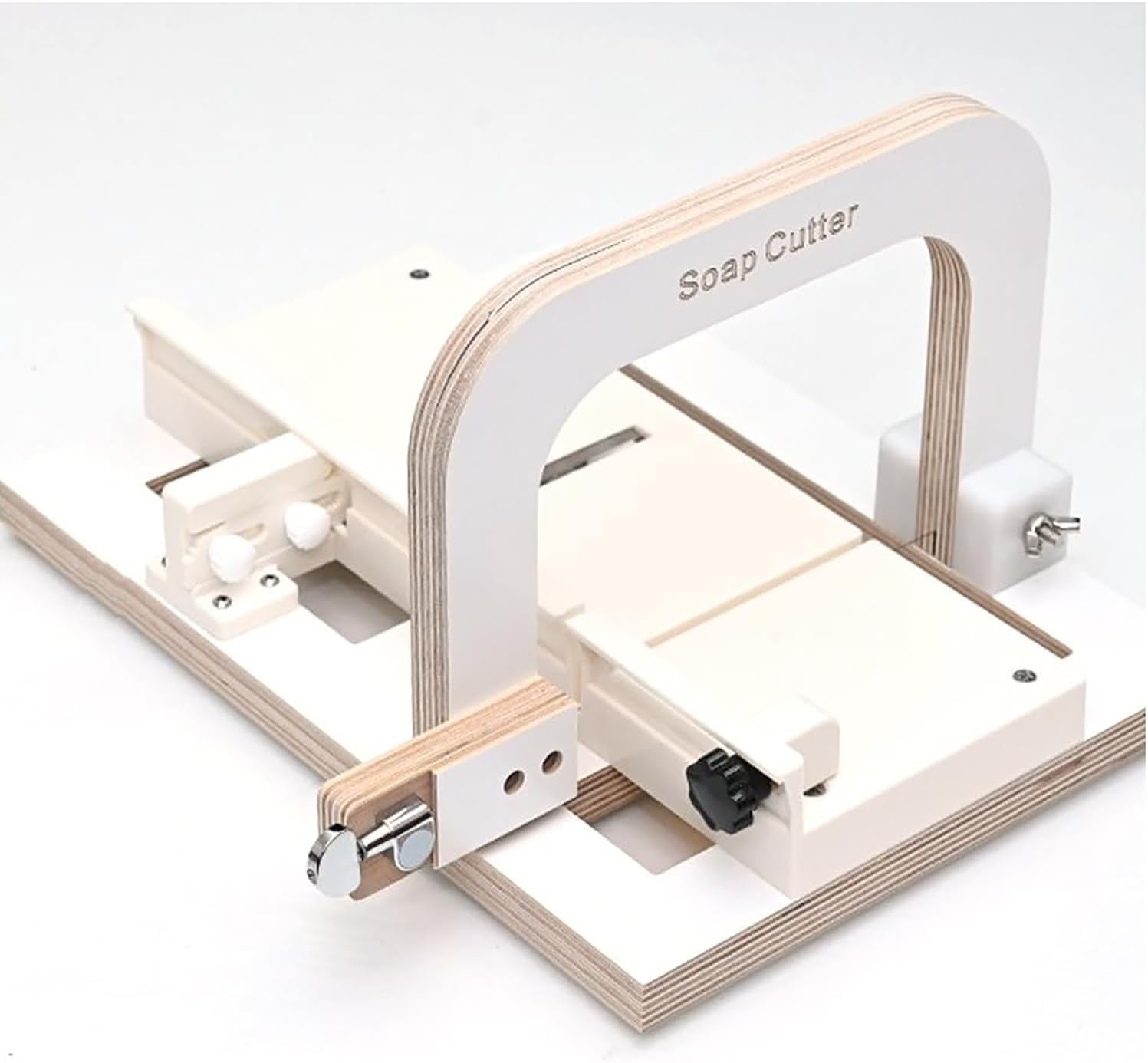 Single Wire Soap Cutters, Handmade Soap Slicer Making Machine,Integrated Design Of Cutter, Bevel Planer and Chamfer,Adjustable Thickness,with 10 PCS Stainless Steel Wire for DIY Soap, Butter