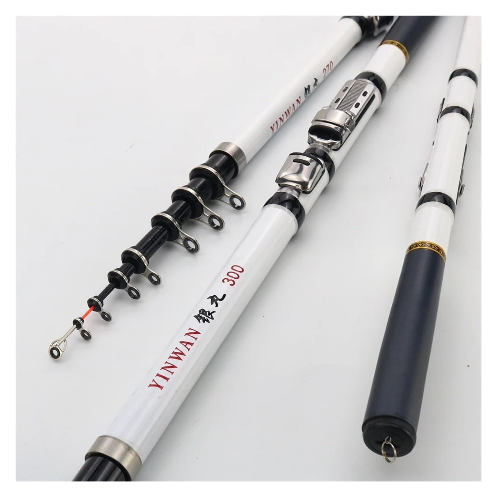 Canna da Pesca Canna Da Pesca Alla Carpa 1.5M-3.0M Feeder Portatile Leggero Telescopico In Fibra Di Carbonio Duro per Acqua Dolce e Salata