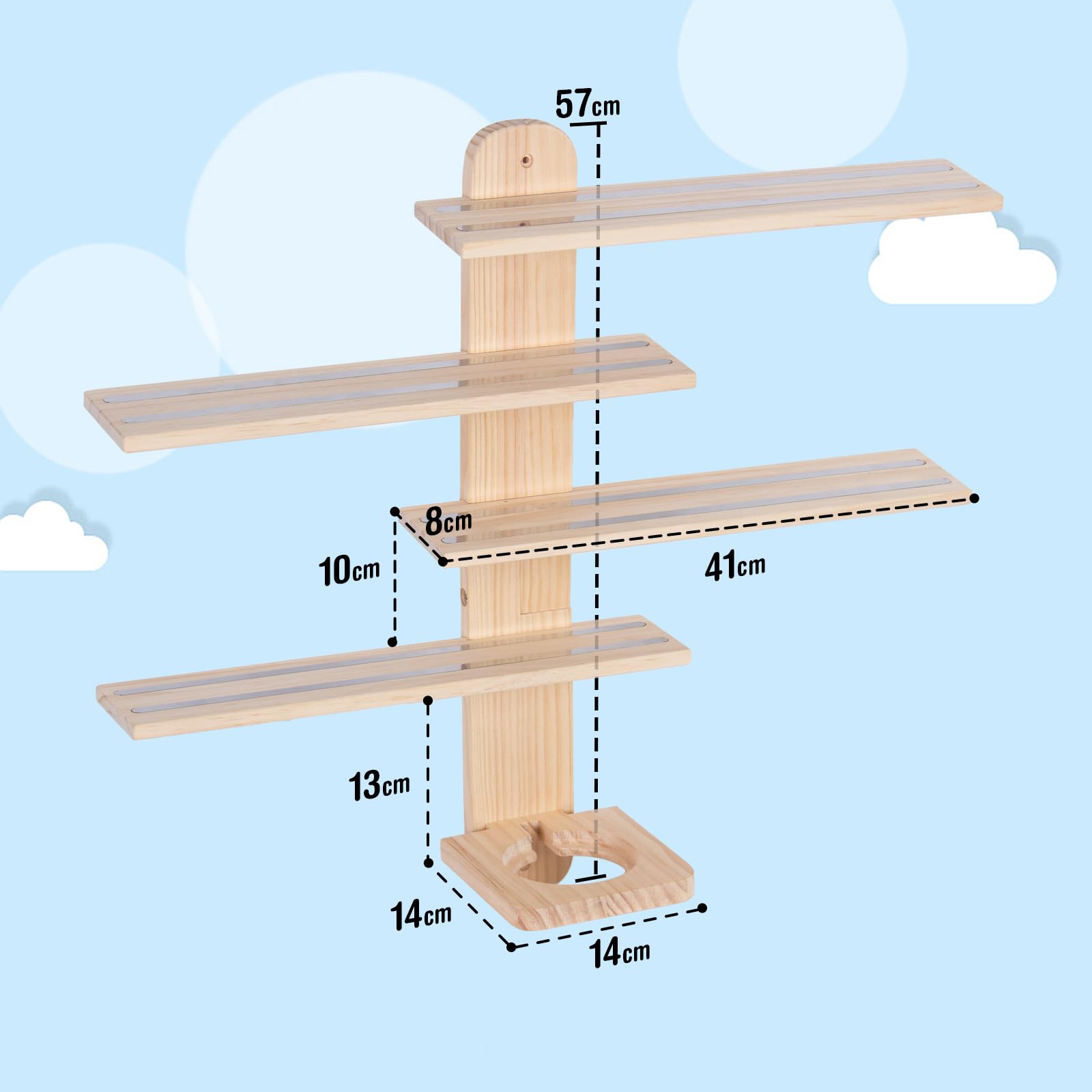 Todeco Étagère Magnétique, Pour Tonie Box Et Tonies, Jusqu'à 70-80 Tonies, Poser Ou Murale Etagere Pour Boite A Musique Pour Enfant Triangle 68515c59bdb5edc752c7f6a2