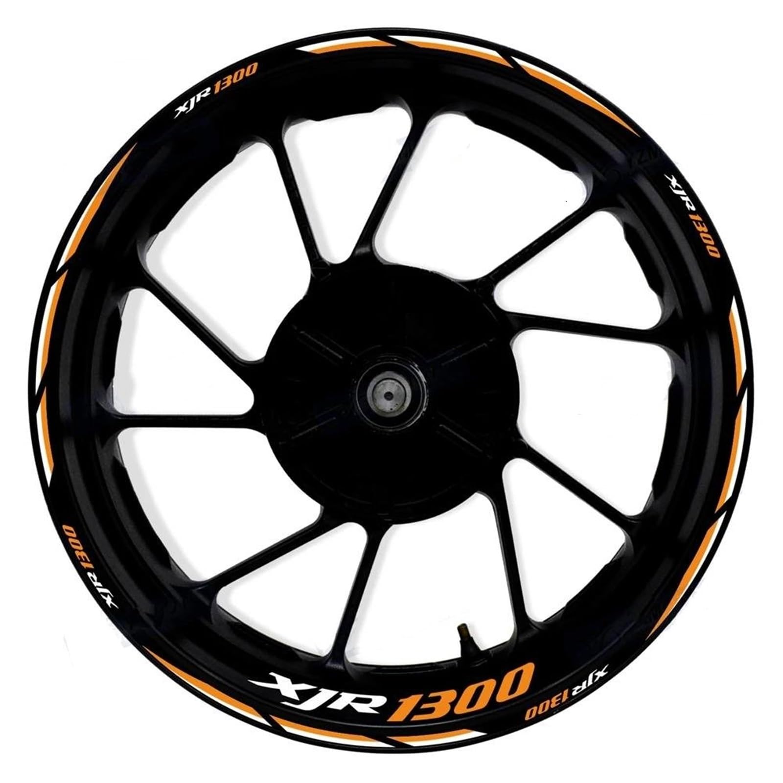 Wheel Stickers Motorcycle Reflective Wheel Decal for XJR1300 XJR 1300 17 Inch Hub Stickers Rim Protector Kit Rim Reflective Decal