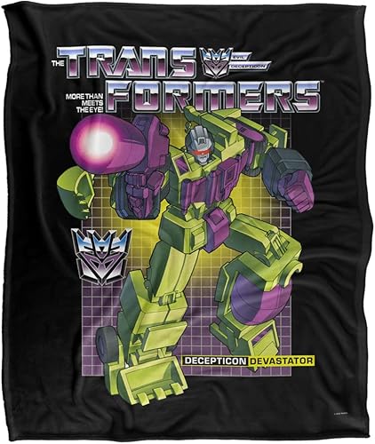 Miniatura 2 de Transformers Devastator - Manta de tacto sedoso, súper suave, 50 x 60 pulgadas