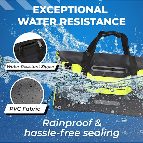 DB-1 TRAVELER Preto/Verde - 90L, Preto/Amarelo, 40L