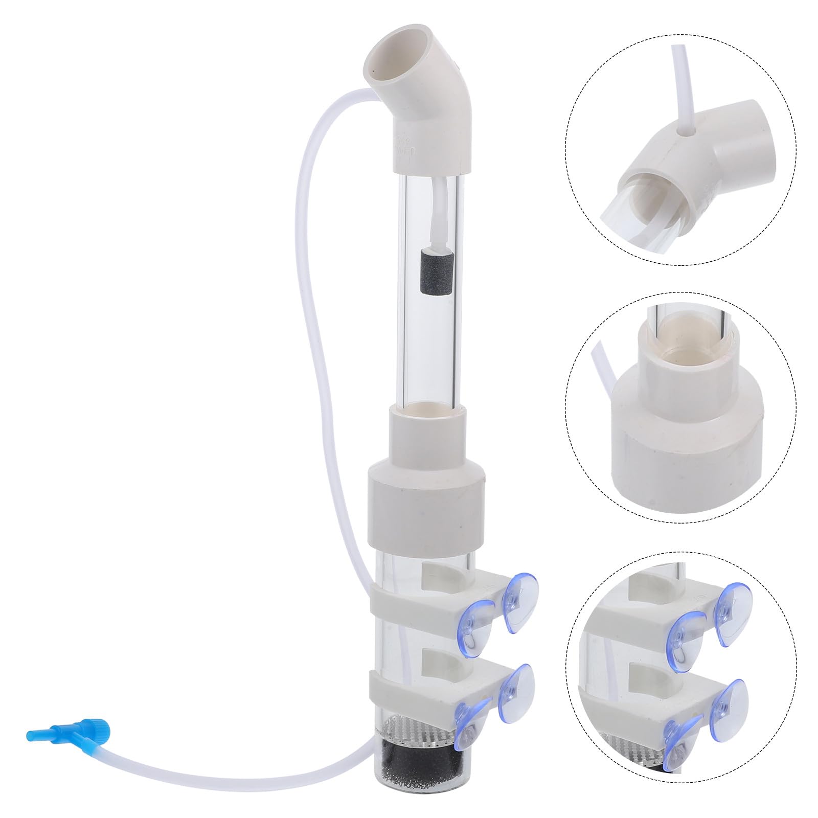 Fischzuchtröhre Acryl 40mm für Buntbarsche Maulbrüter Fischbrutapparat Aquarium Zuchtanlage Eieraufzucht Zufälliger Stil