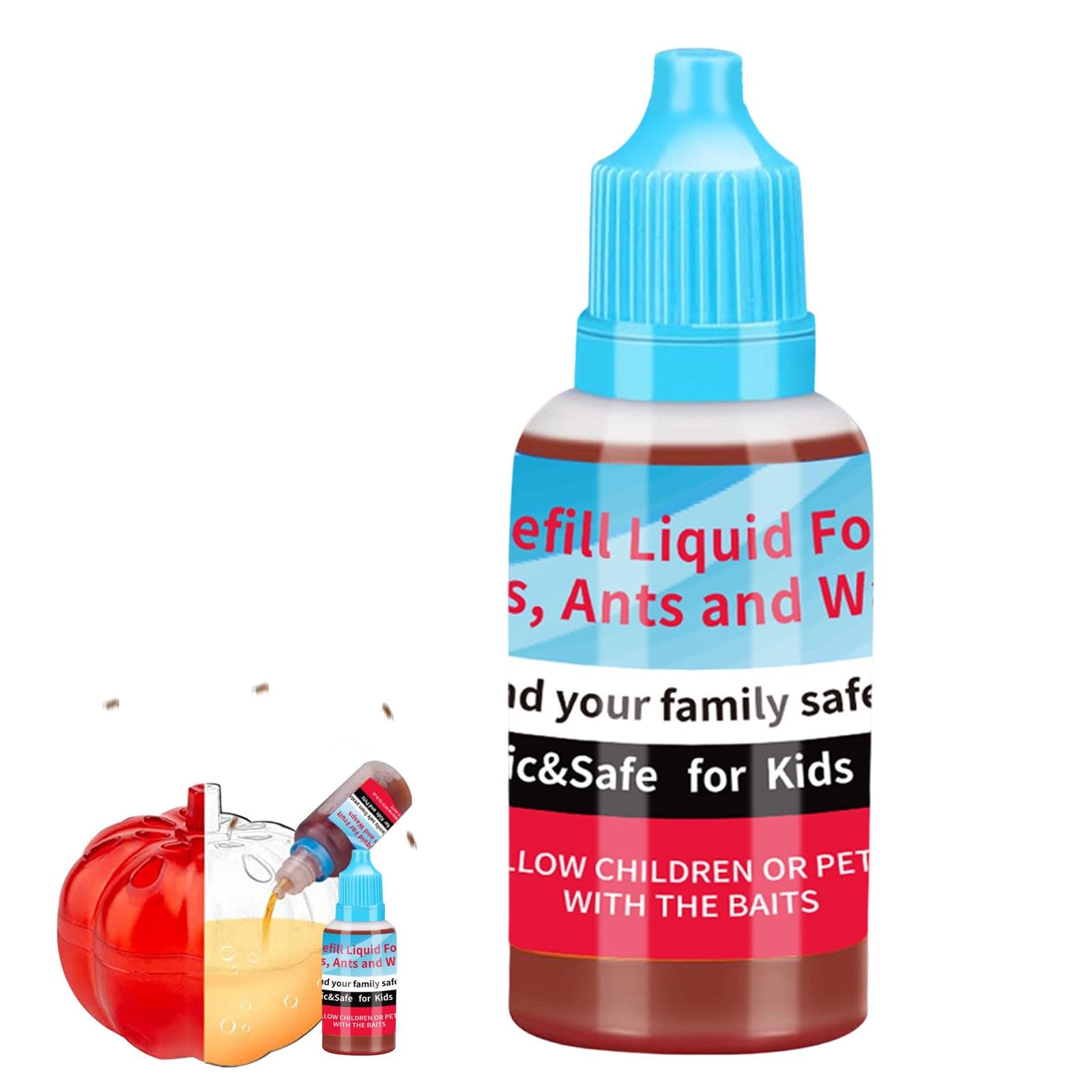 Fly Trap Refill Liquid 20ml,Fly Catcher Bait Refill Liquid