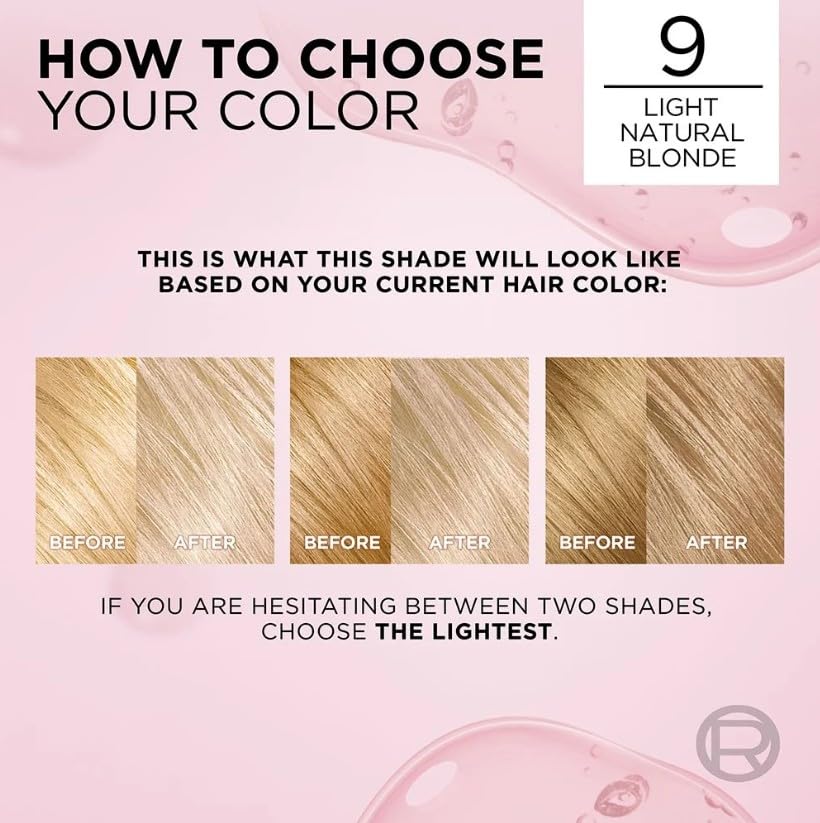 Image of L'Oreal Paris Excellence Creme Haircolor, Light Natural Blonde [9] 1 ea (Pack of 5)
