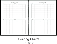 Vista 3 de Ward Libro de registro de 38 clases de nombres (6-7 períodos de semana)