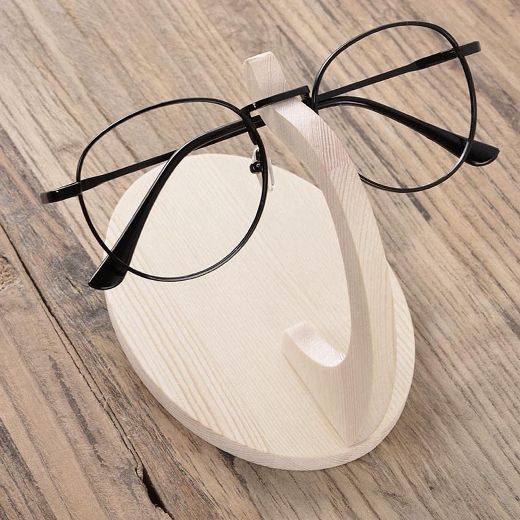 Wooden Glasses Display Rack Sunglass Stand Shelf Hanging Bracket for Home Decor Office Desk - Anti-Scratch | Eyeglass Cases | Vision Care-image-10