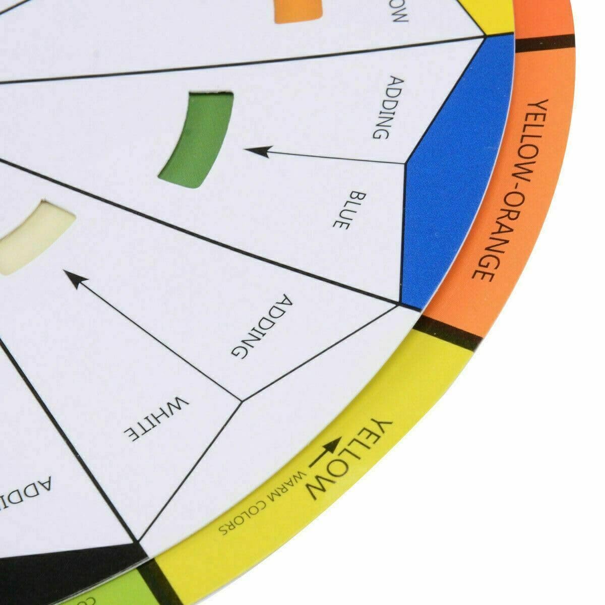 Ruota Dei Colori Rotante Per Miscelazione - Guida Per Pittura, Trucco, Arte, Scuola, Con Istruzioni Chiare - Foto 3
