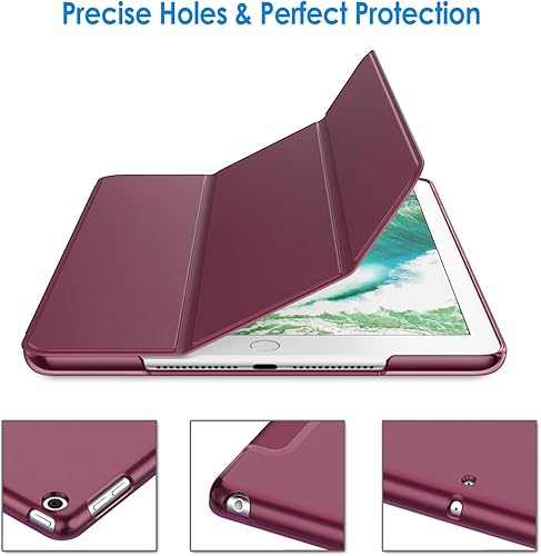 Vista 94 de JETech Funda para iPad (9.7 pulgadas, modelo 2018/2017, 6ª/5ª generación), Smart Cover Auto Wake/Sleep (verde azulado)