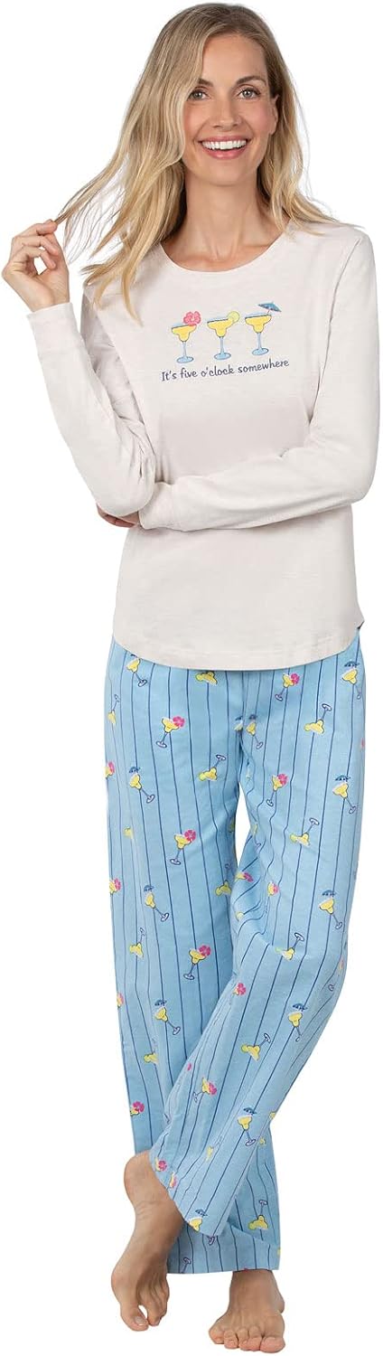 PajamaGram womens Margaritaville Pajamas for Women Cotton