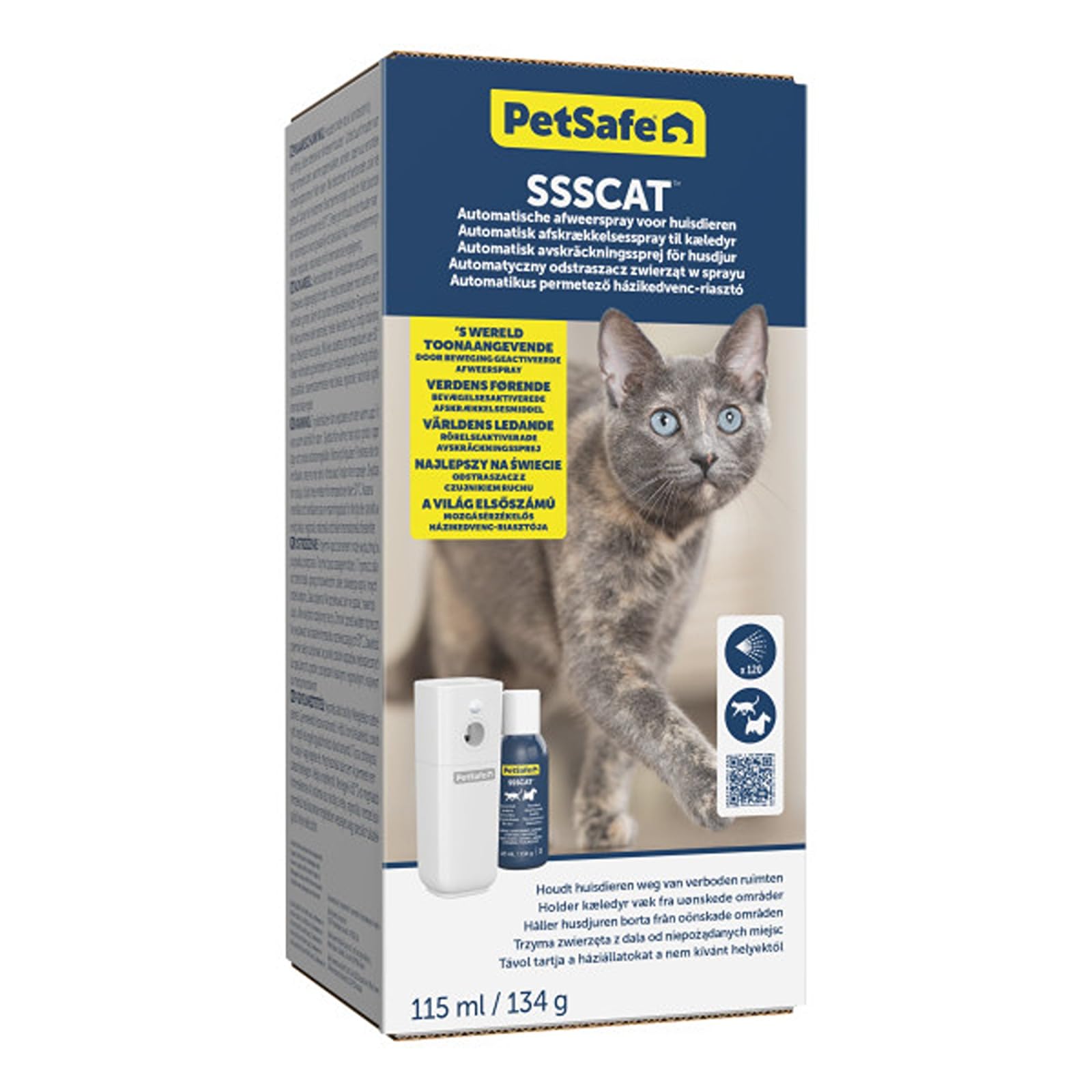 SSSCAT automatisches Fernhaltespray für Haustiere, Katzen und Hunde fernhalten, sicher, geruchlos