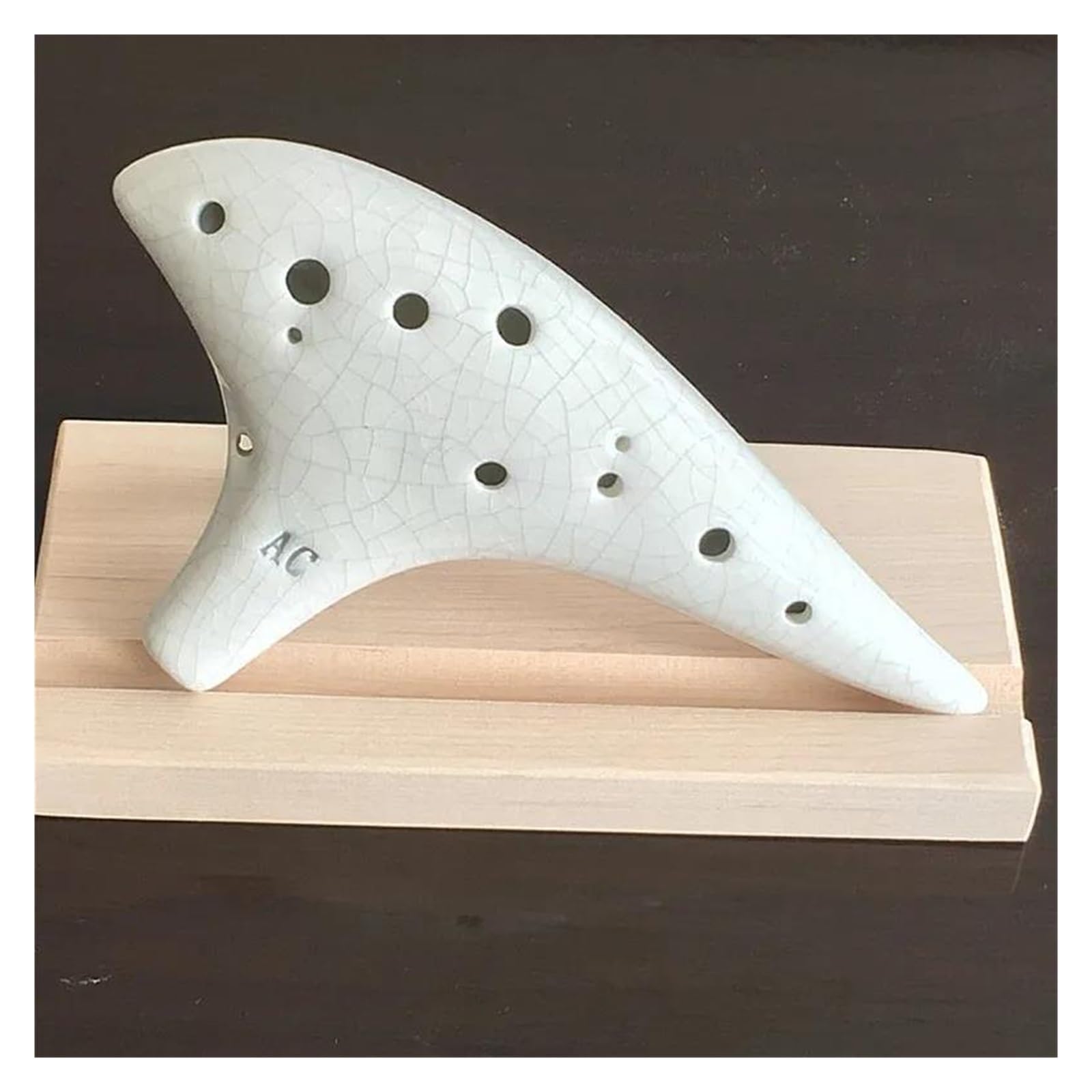 Ocarina Per Principianti Ocarina Strumento Musicale Per Flauto Classico In Ceramica A 12 Fori Con Tono C Alto Strumento Per Principianti Per Amanti Della Musica(White)