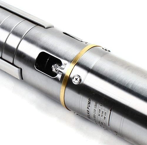 Miniatura 7 de Industries Bomba sumergible para pozo profundo, 110-150V60-90V, acero inoxidable, 4"3", bomba de agua solar (bomba de 4 pulgadas (1500 W 110-150 V