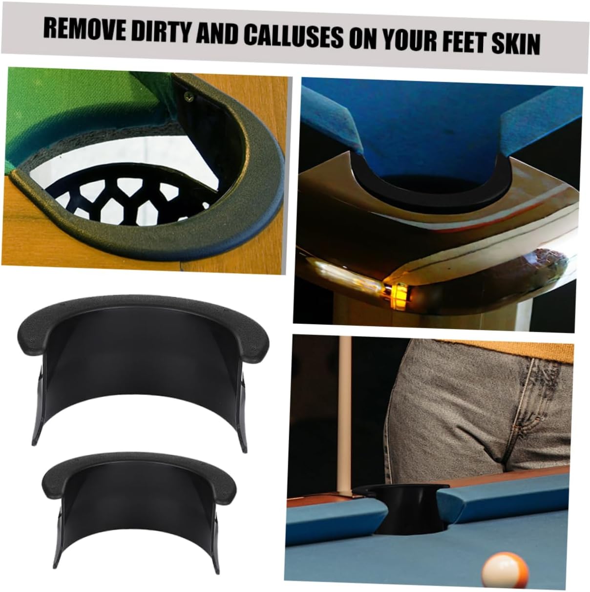 12pcs Pool Table Liner Plastic Billiard Pocket Liners for Noise Reduction