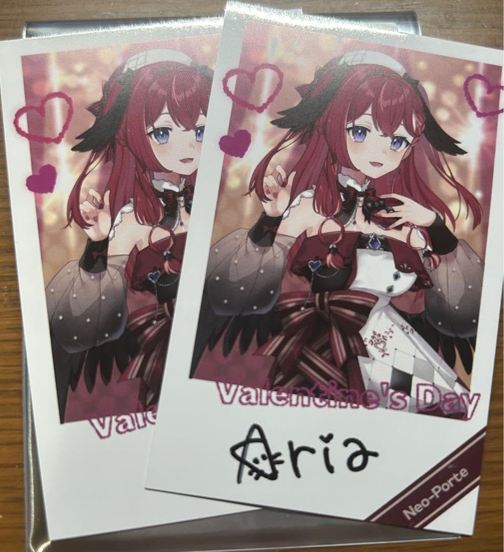 Amazon.co.jp: 昏昏アリア 直筆サイン ランダムチェキ風カード H 