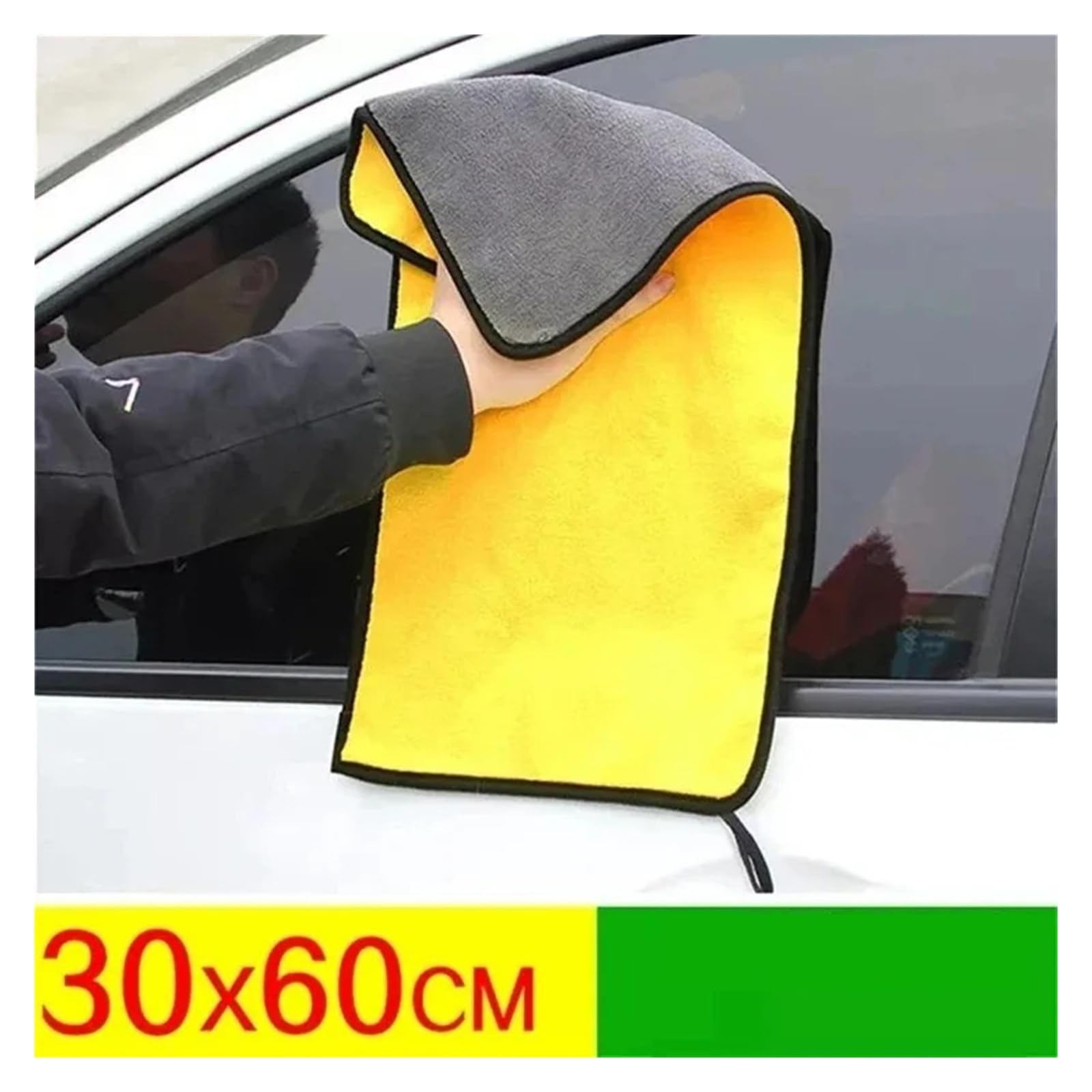 1 10 20Pcs Microfiber Car Wash Towels Absorbent Scratch-Free Drying Detailing Cloths for Car Cleaning Glass Wax Application — view 3