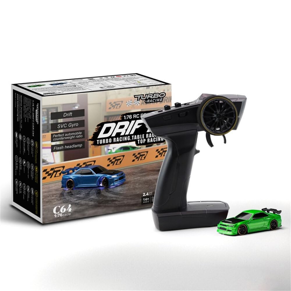 ◯新品同様TURBO RACING 1:76 RC DRIFT CAR◯ Amazon.com: Xiangtat Turbo Racing 1:76 Scale Drift RC Car with