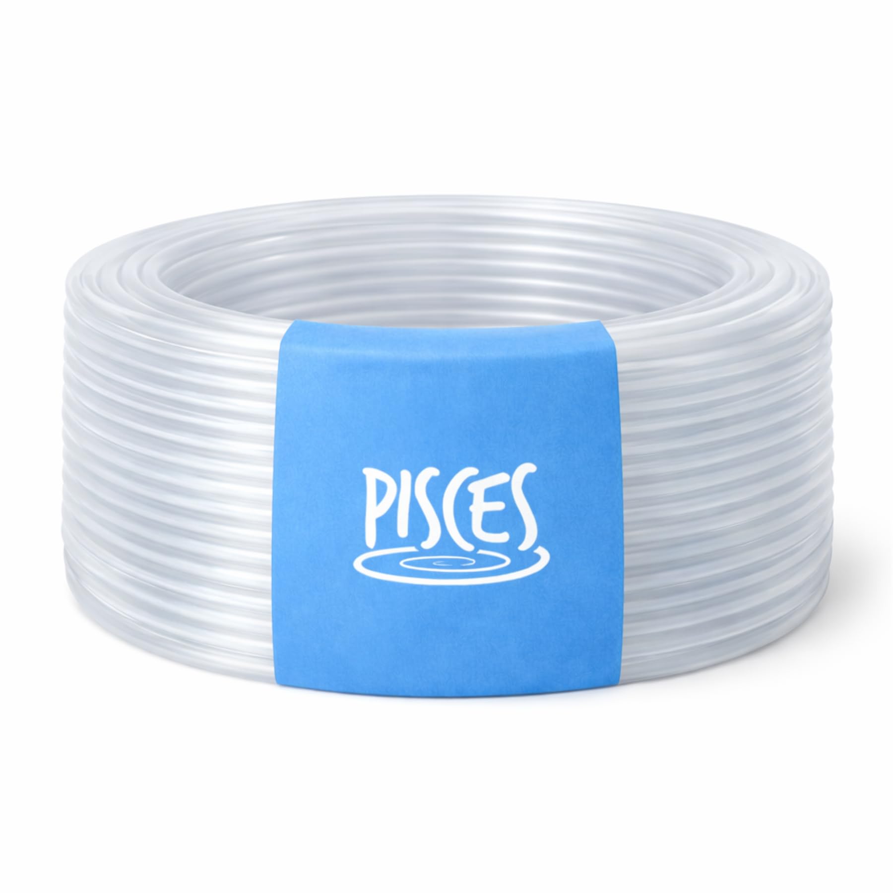Pisces Clear Aquarium And Pond Airline Tubing 4Mm Diameter (6Mm Od) - 100 Metre Roll