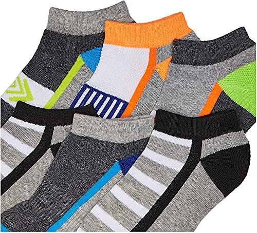 Jefferies Socks Boys Sport Tech Pattern Variety School Socks 12 Pair Pack4