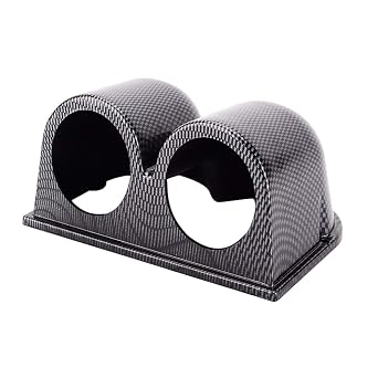 ETOPARS Black 2 52mm Dual Hole Dash Dashboard Car Gauge Pod Mount Holder