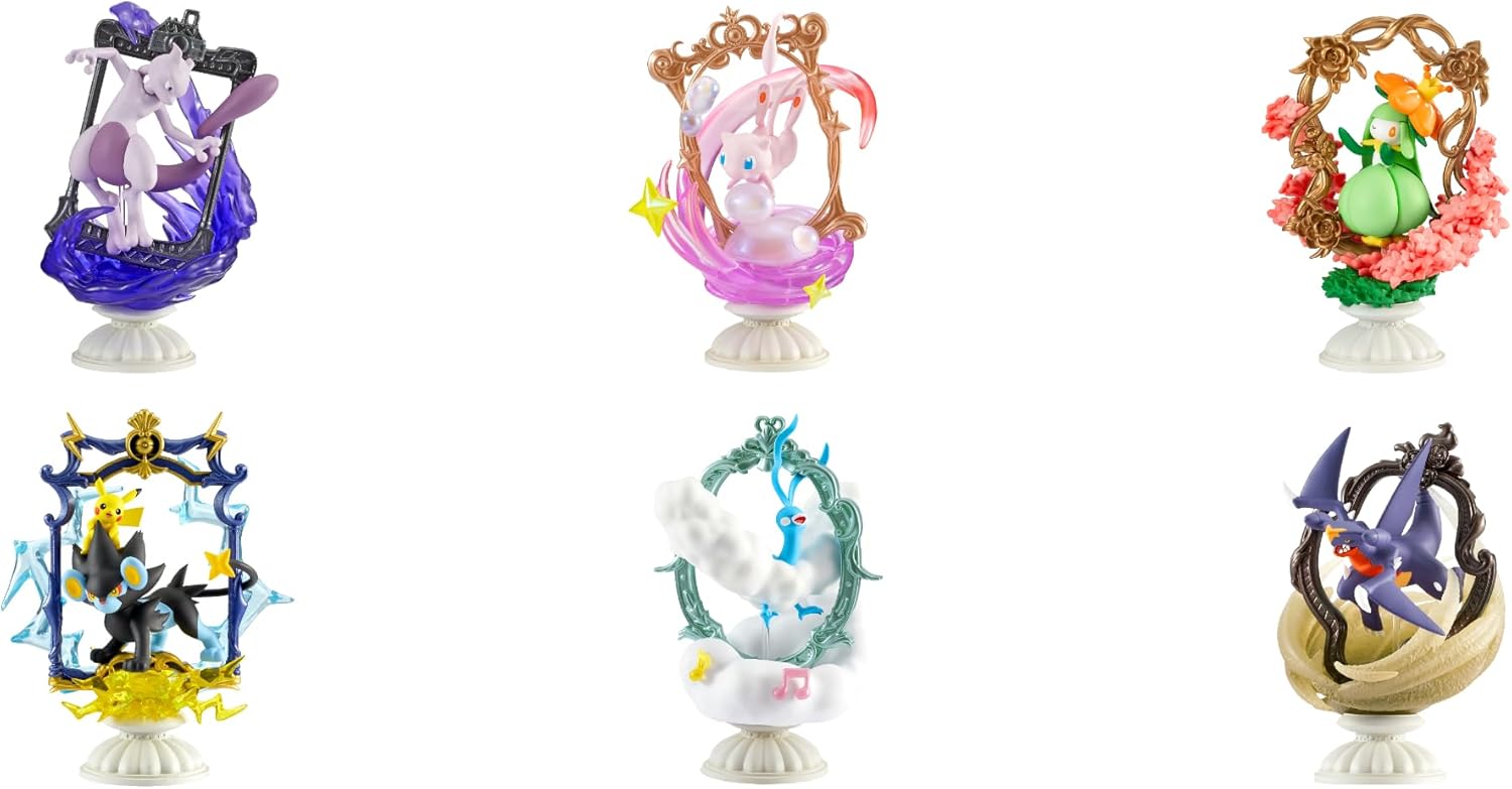 Rement Pokémon Pokémon DecorativeFrame Collection 2 - A World That extends Beyond The Frame - 1 Box (H x W x D): 5.1 x 2.8 x 2.8 x 2.8 inches (130 x 70 x 70 x 70 mm) ATBC-PVC