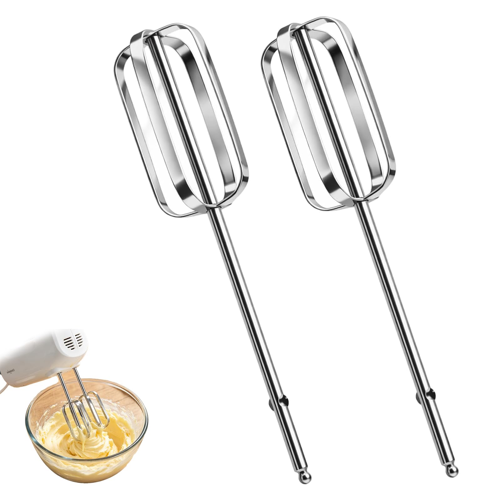 2Pcs Hand Mixer Attachments Compatible with Kenwood Hand Mixers