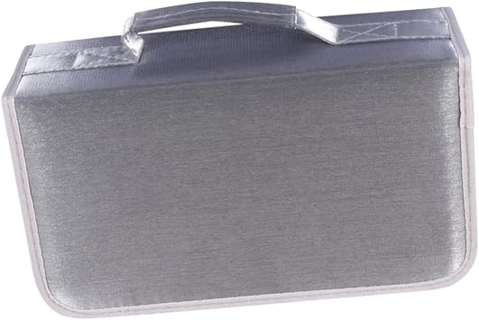 POPETPOP 128 Pcs Suitcase Organizer Bag Zip Wallet Empty Dvd Case Dvd Wallet Holder Large Capacity Organizer Dvd Bag Handheld CD Bag Dvd Cloth
