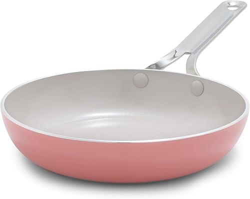 GreenPan Nova - Sartén de 8 pulgadas, Oprah's Favorite Things 2024, utensilios de cocina antiadherentes de cerámica, sin PFAS, sin toxinas, apto
