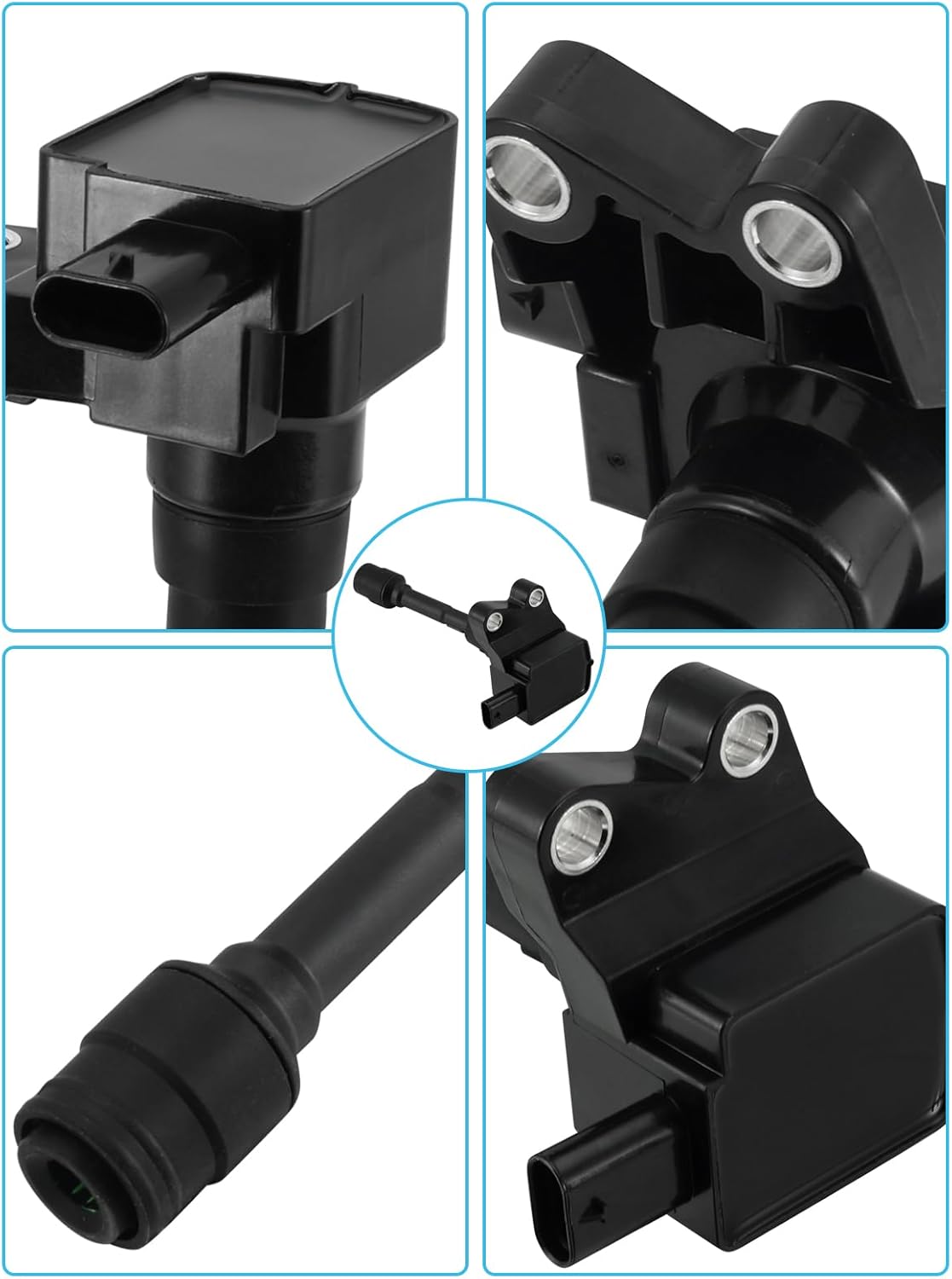 TAUTOY Set of 3 UF736 Ignition Coil Pack For Ford EcoSport 1.0L 1.5L 2018-2021,Focus 1.0L 2015-2018,Fiesta 1.0L 2014-2017,Replace # CM5Z12029B CM5Z12029C C949 GN10635 COP637