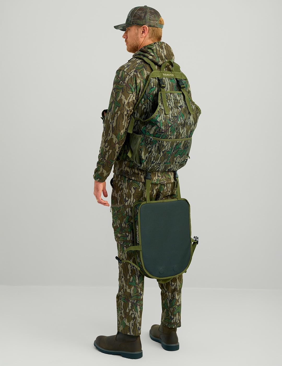 Nomad NXT Turkey Vest, Camo Turkey Hunting Vest, Mossy Oak Greenleaf, One Size