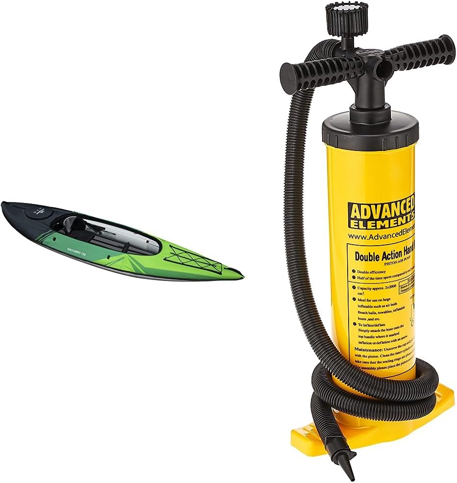 AQUAGLIDE Navarro Convertible Inflatable Kayak with Drop Stitch Floor, Green