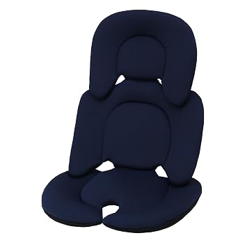 Infant Car Seat Insert,Baby Stroller Cushion for Newborn,Safety Seats and Baskets Insert-Reversible Universal Breathable and Soft Newborn Stroller MatNavy