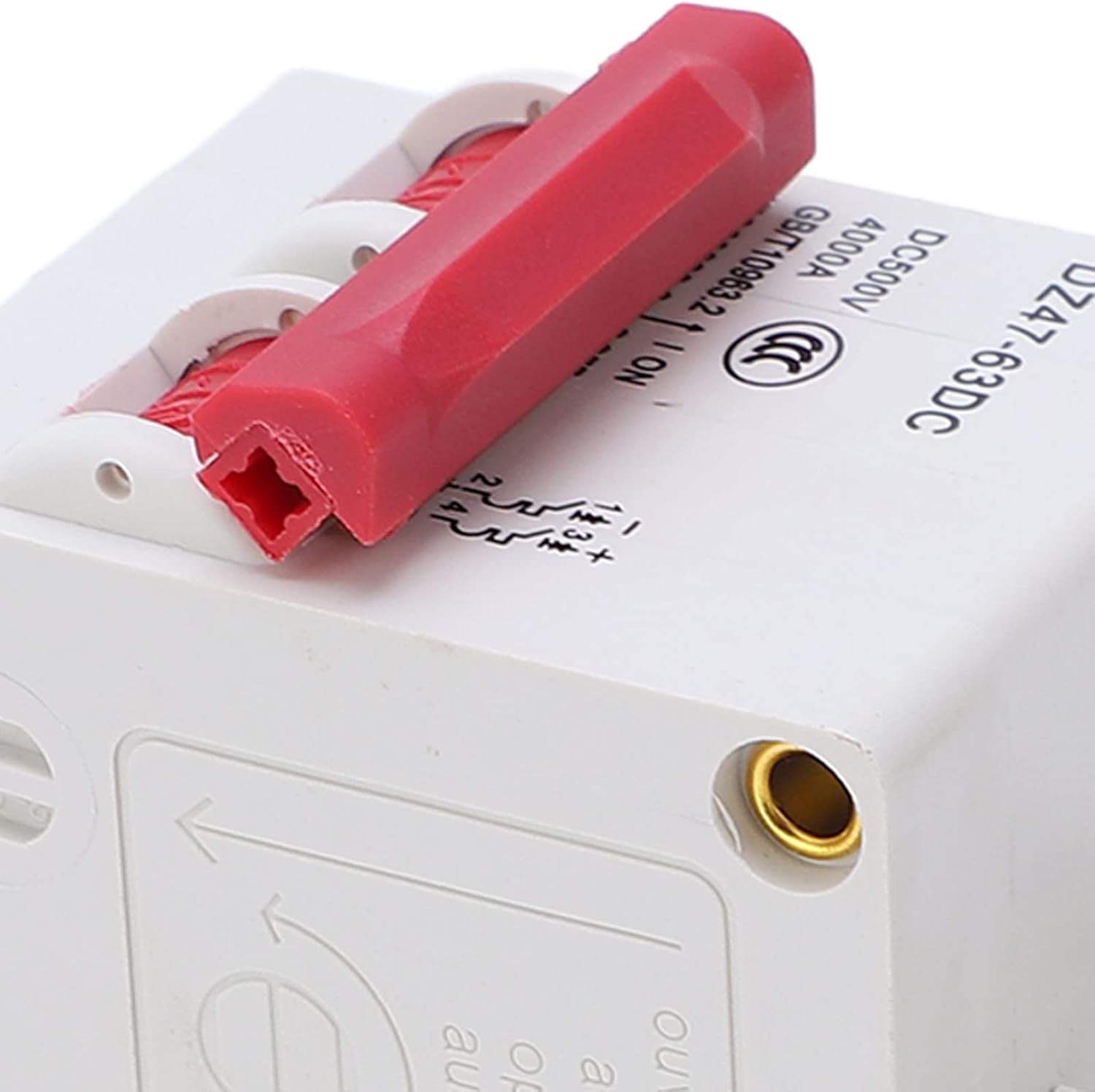 DC Circuit Breaker 2P Air Switch Short Circuit Protection Disconnect Switch Isolator (Size : 10A)