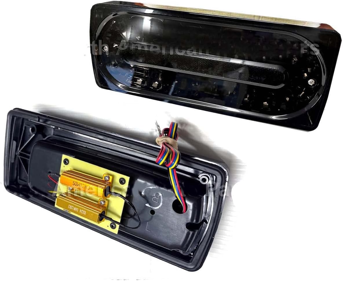 G-Wagon Smoke Led Tail Lights Lamp Stop Light Black G550 G500 G55 G63 W463 G-Class Body 1990-2018