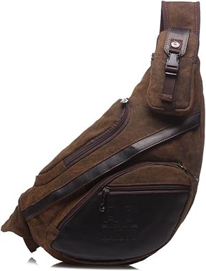 Outreo Bolsa Sport Bolso Bandolera Hombre Pecho Bolsos de Tela Casual Chest  Bag Vintage Bolsas de Viaje Outdoor Pequeñas Colegio Montaña Originales  Cuero : Amazon.es: Deportes y aire libre