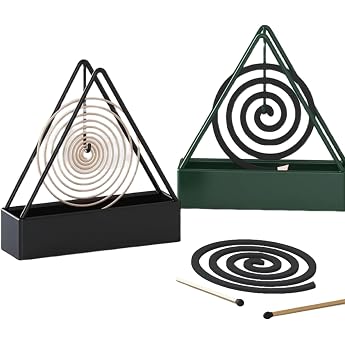 Mosquito Coil Holder Pack of 2 Anti-Mosquito Coil Holder Mosquito Spiral Container Mosquito Spiral Holder Mosquito Coil Holder Mosquito Coil Holder Mosquito Coil Holder