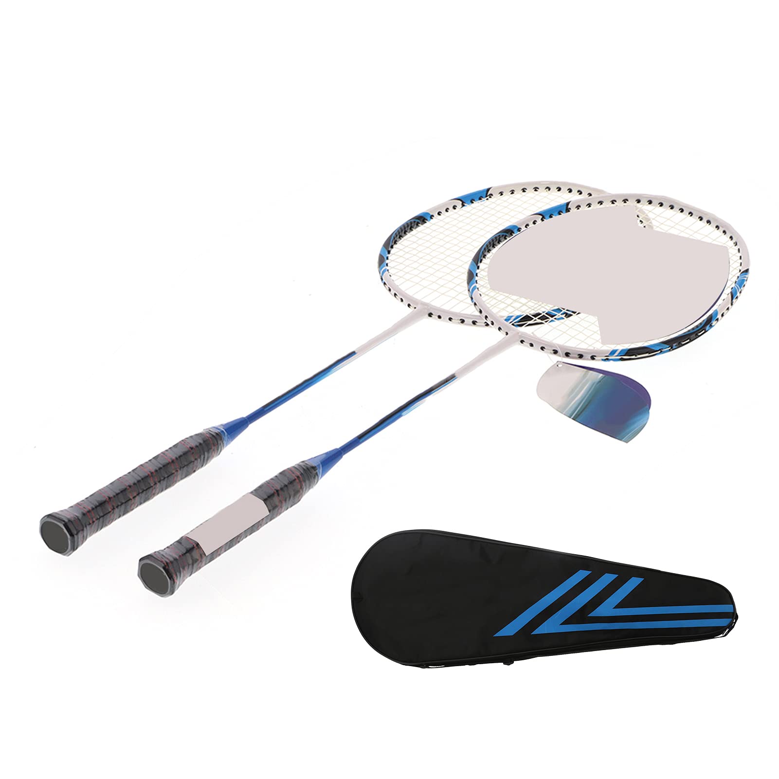 Set di Racchette da Badminton per Adulti e Adolescenti con Racchette Leggere in Fibra di Carbonio per il Gioco Ricreativo