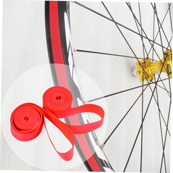 Cinta para llanta de bicicleta BESPORTBLE 6 piezas roja miniatura 3