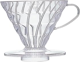 HARIO VDR-01-T Clear 01 Coffee Dripper for 1 to 2 Cup Coffee, Made in Japan