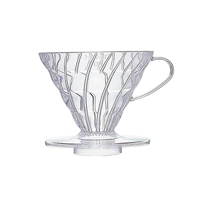 HARIO SUPORTE V60 TRANSPARENTE PLASTICO TAM 01
