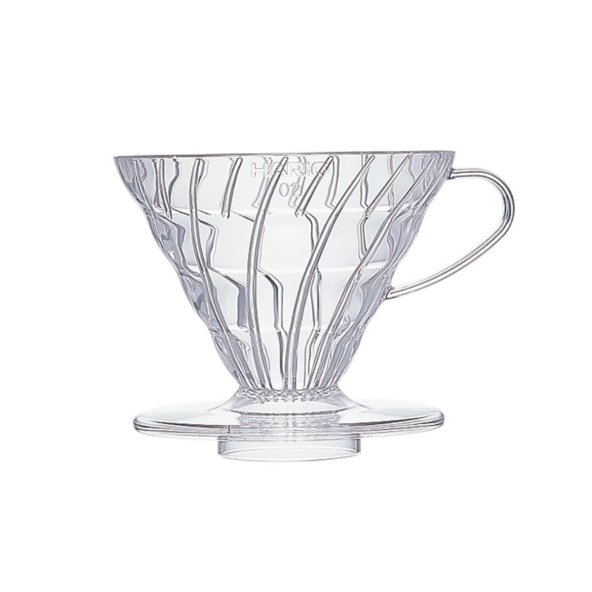 HARIO V60 VDR-01-T Transparent Dripper, 01 Clear, 1-2 Cups, Coffee, Hand Drip,
