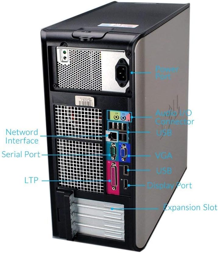 Dell OptiPlex/Core 2 Duo 3.00 GHz/ New 8GB Memory / 1TB HDD/DVD+RW/WINDOWS 10 Home x64 (Renewed)