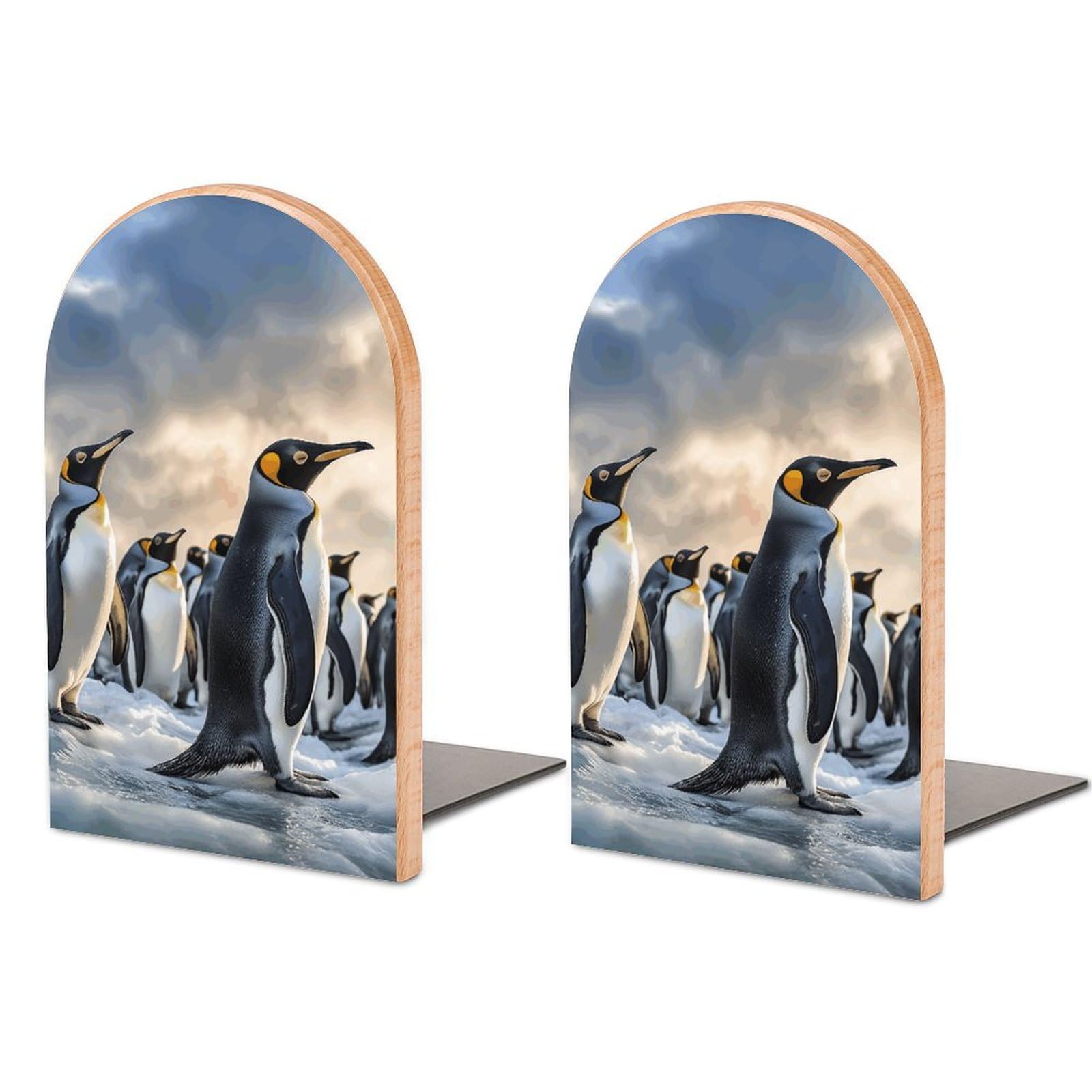 Serre-livres pingouin marin pour organiser les étagères de la chambre enfant