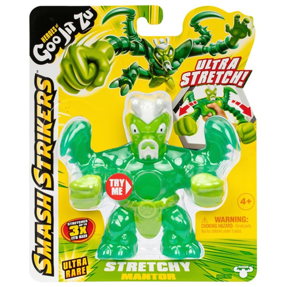 Bandai CO42842 Heroes by GOO JIT Zu Action Figure, Discover the New Smash Strikers Mantor Figure, Kneading and Stretch Figure, Multi-Colour