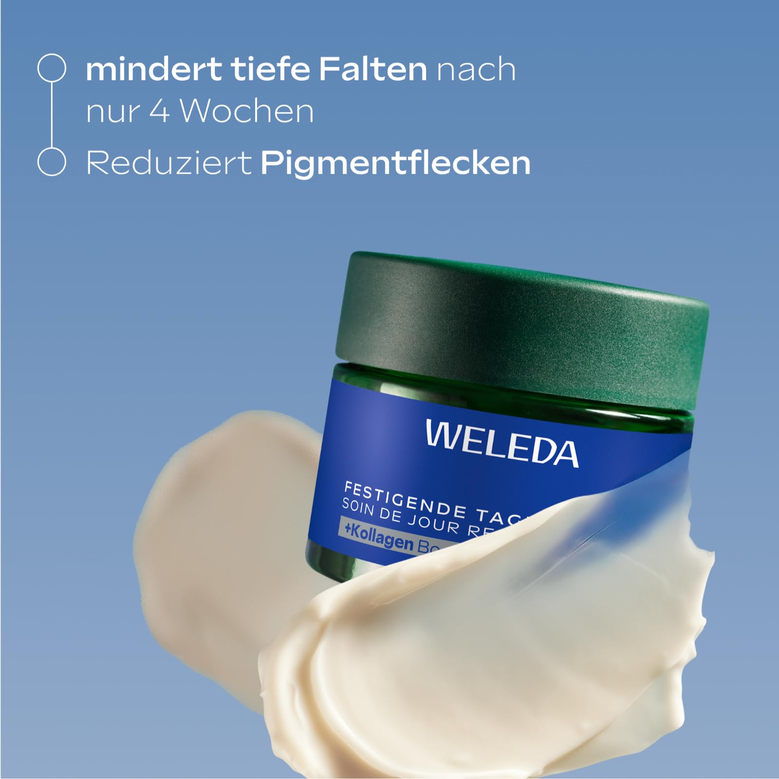 WELEDA Bio Blauer Enzian Gesichtspflege Set – Naturkosmetik Anti Aging mit Tagespflege, Nachtpflege, Augenpflege, Lippenpflege & Serum - mindert Falten/Augenringe & reduziert Pigmentflecken (vegan)
