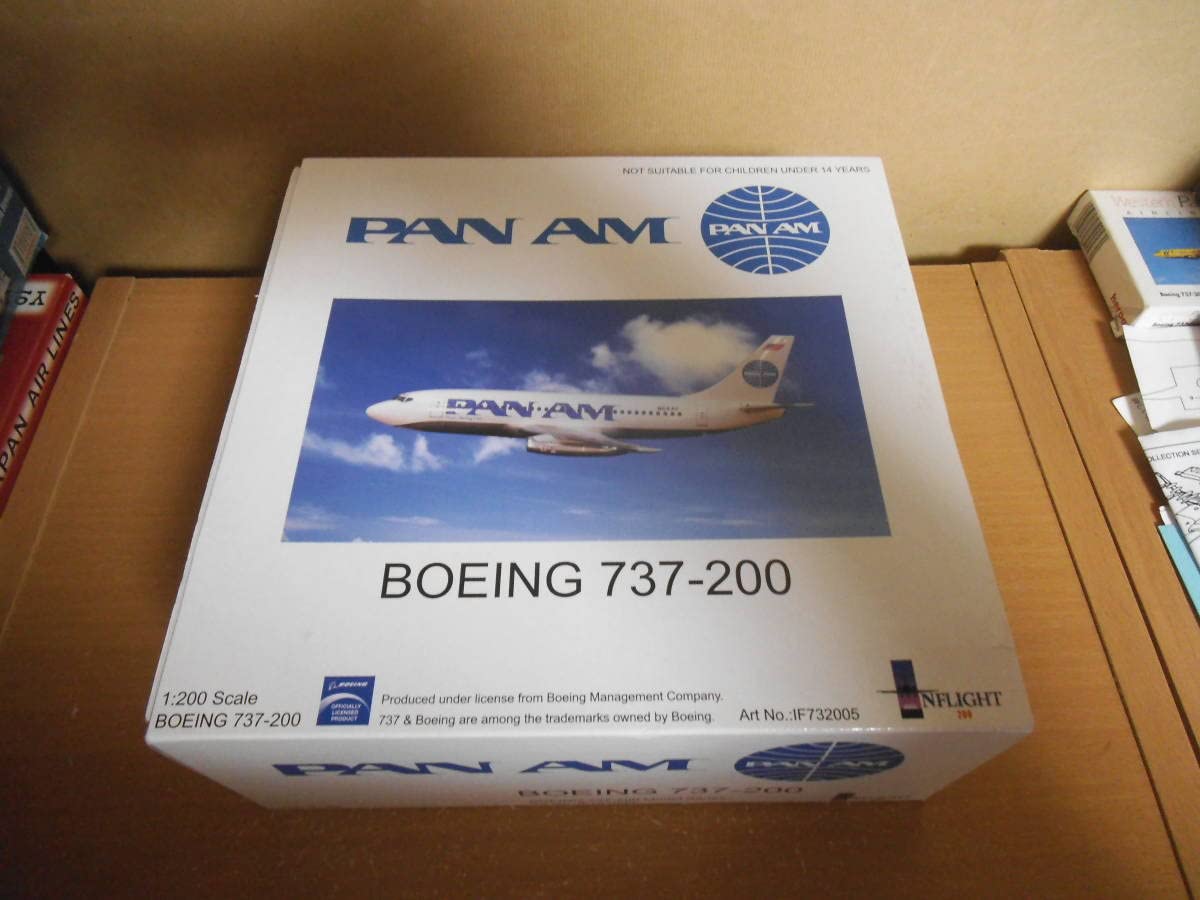 Amazon | 1/200 インフライト パンアメリカン PANAM 737-200